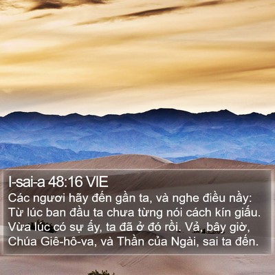 I-sai-a 48:16 VIE Bible Verse Image
