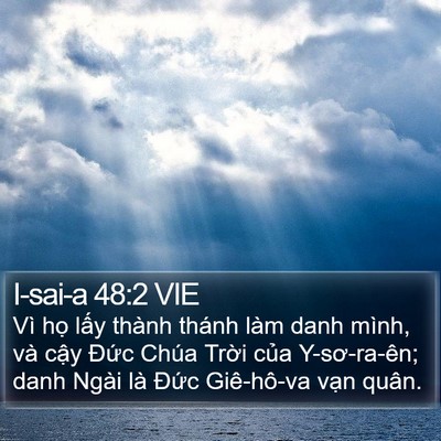I-sai-a 48:2 VIE Bible Verse Image