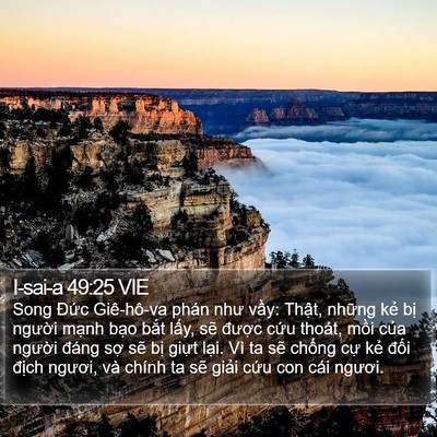 I-sai-a 49:25 VIE Bible Verse Image