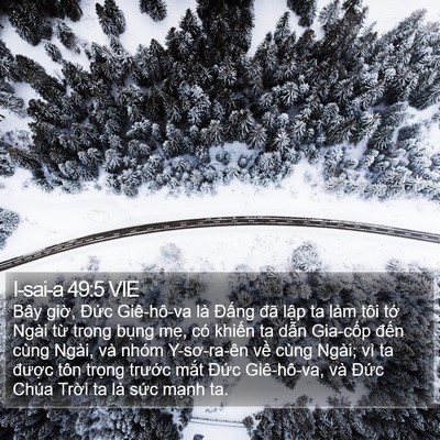 I-sai-a 49:5 VIE Bible Verse Image