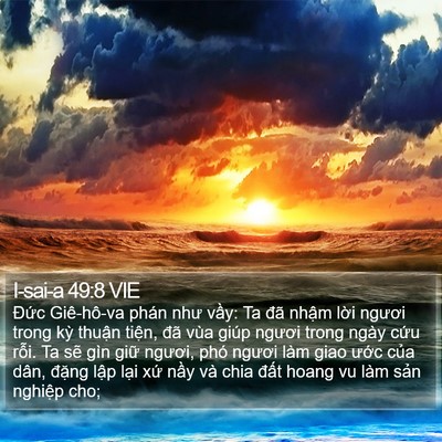 I-sai-a 49:8 VIE Bible Verse Image