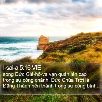 I-sai-a 5:16 VIE Bible Verse Image