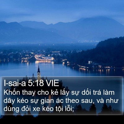I-sai-a 5:18 VIE Bible Verse Image