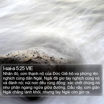 I-sai-a 5:25 VIE Bible Verse Image