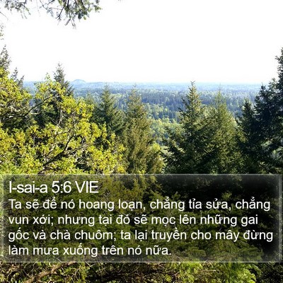 I-sai-a 5:6 VIE Bible Verse Image