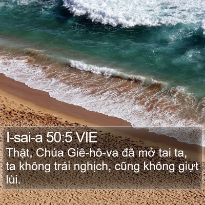I-sai-a 50:5 VIE Bible Verse Image