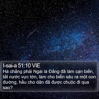 I-sai-a 51:10 VIE Bible Verse Image