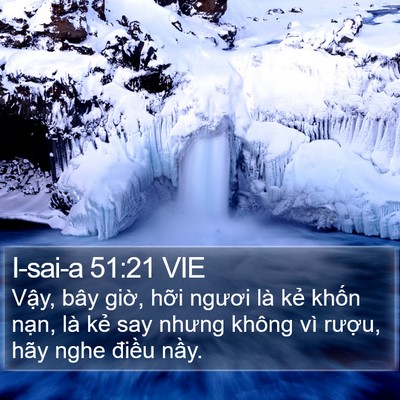 I-sai-a 51:21 VIE Bible Verse Image