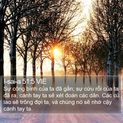 I-sai-a 51:5 VIE Bible Verse Image