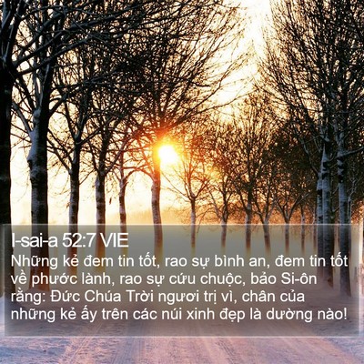 I-sai-a 52:7 VIE Bible Verse Image