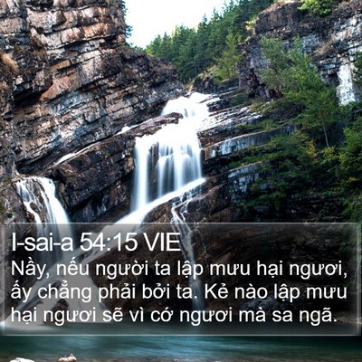 I-sai-a 54:15 VIE Bible Verse Image
