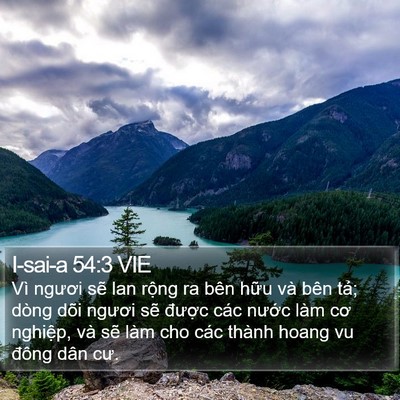 I-sai-a 54:3 VIE Bible Verse Image