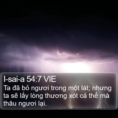 I-sai-a 54:7 VIE Bible Verse Image