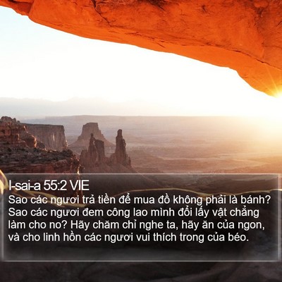 I-sai-a 55:2 VIE Bible Verse Image