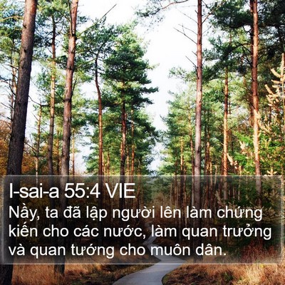I-sai-a 55:4 VIE Bible Verse Image