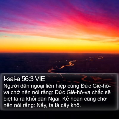 I-sai-a 56:3 VIE Bible Verse Image