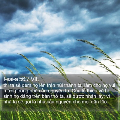 I-sai-a 56:7 VIE Bible Verse Image