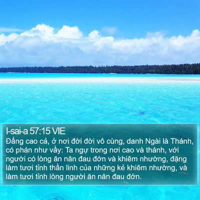 I-sai-a 57:15 VIE Bible Verse Image