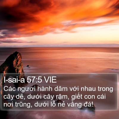 I-sai-a 57:5 VIE Bible Verse Image