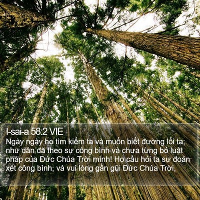 I-sai-a 58:2 VIE Bible Verse Image