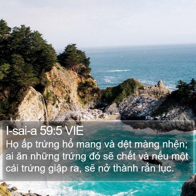 I-sai-a 59:5 VIE Bible Verse Image