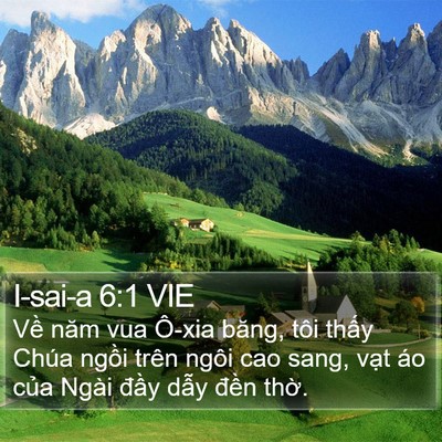 I-sai-a 6:1 VIE Bible Verse Image