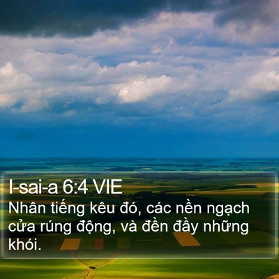 I-sai-a 6:4 VIE Bible Verse Image