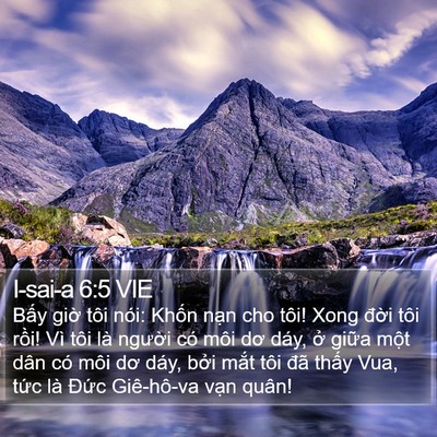 I-sai-a 6:5 VIE Bible Verse Image