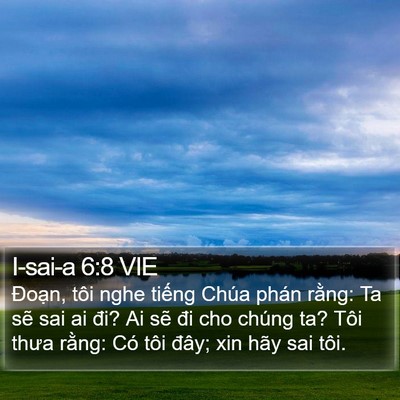 I-sai-a 6:8 VIE Bible Verse Image