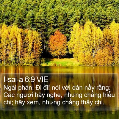 I-sai-a 6:9 VIE Bible Verse Image