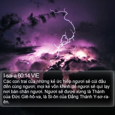 I-sai-a 60:14 VIE Bible Verse Image