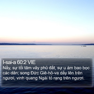I-sai-a 60:2 VIE Bible Verse Image