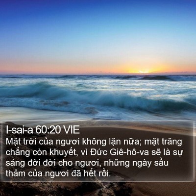 I-sai-a 60:20 VIE Bible Verse Image