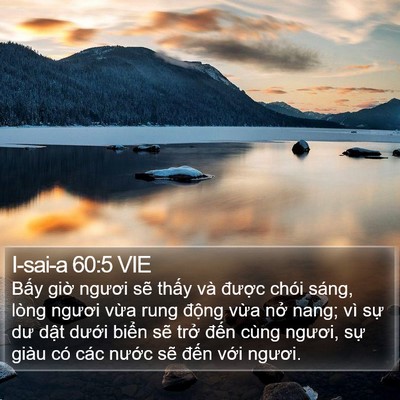 I-sai-a 60:5 VIE Bible Verse Image