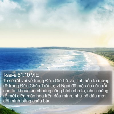 I-sai-a 61:10 VIE Bible Verse Image