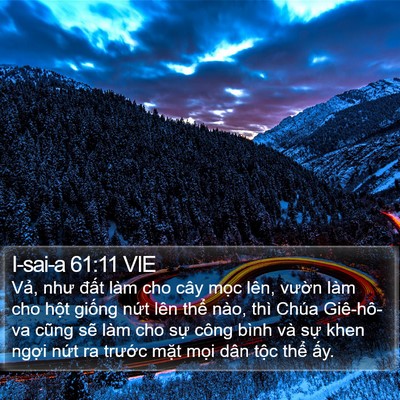 I-sai-a 61:11 VIE Bible Verse Image