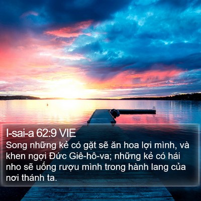 I-sai-a 62:9 VIE Bible Verse Image