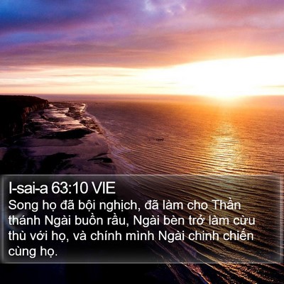 I-sai-a 63:10 VIE Bible Verse Image
