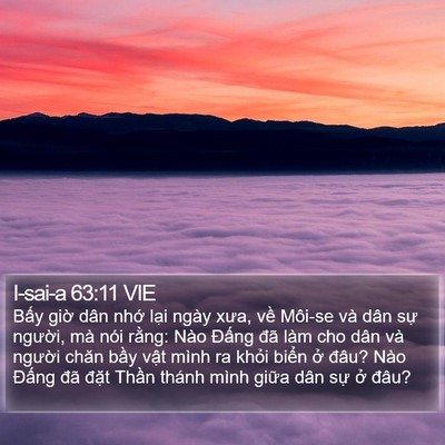 I-sai-a 63:11 VIE Bible Verse Image