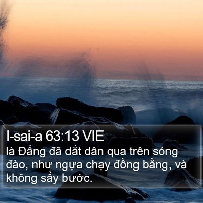 I-sai-a 63:13 VIE Bible Verse Image