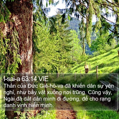 I-sai-a 63:14 VIE Bible Verse Image
