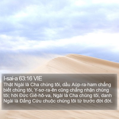 I-sai-a 63:16 VIE Bible Verse Image
