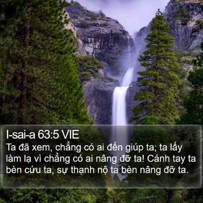 I-sai-a 63:5 VIE Bible Verse Image