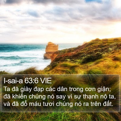 I-sai-a 63:6 VIE Bible Verse Image