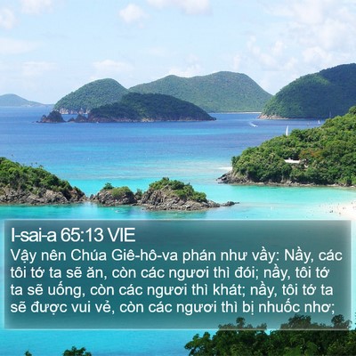I-sai-a 65:13 VIE Bible Verse Image
