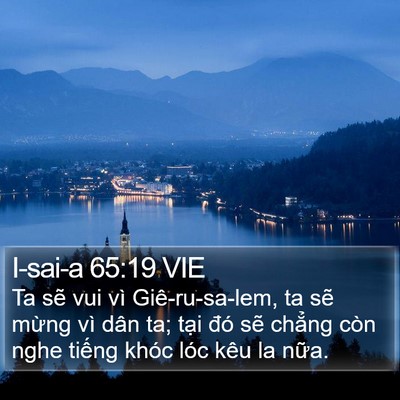 I-sai-a 65:19 VIE Bible Verse Image