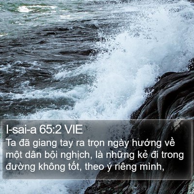 I-sai-a 65:2 VIE Bible Verse Image