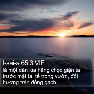 I-sai-a 65:3 VIE Bible Verse Image