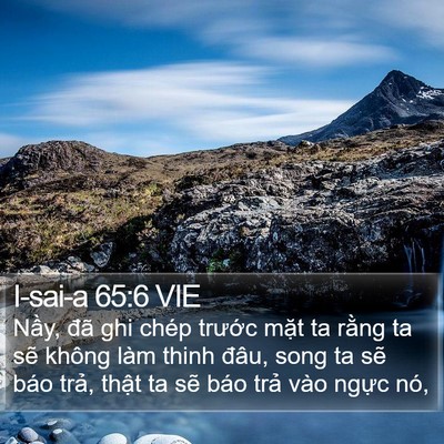 I-sai-a 65:6 VIE Bible Verse Image