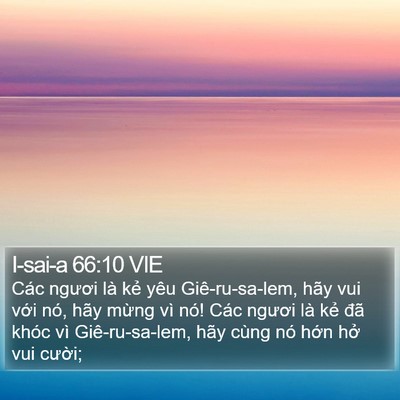 I-sai-a 66:10 VIE Bible Verse Image